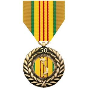 MEDALS OF AMERICA EST. 1976 Vietnam 50th Anniversary Commemorative Medal