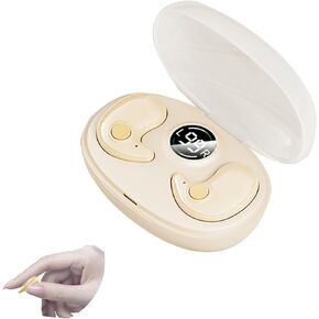 Sleep Comfortable Earbuds for Side sleepers Sleeping Bluetooth Sleep Buds True Wireless Mini Small Earbuds Stereo HiFi Music IPX4 Waterproof Invisible Smallest Earbuds Headphones Charging Case Black