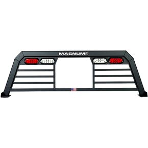 Magnum Low Pro Lighted Headache Rack with Window Cut Out | Fits 2009 to 2023 RAM 1500 Classic & 2009 to 2023 Ram 2500/3500 Heavy Duty | NO RAM Boxes | Easy Install