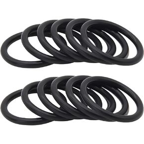 Bumper Quick Release Replacement O Rings for Bumper Rubber Fender Fasteners Bands Washers Car Bumpers (12/Pack)