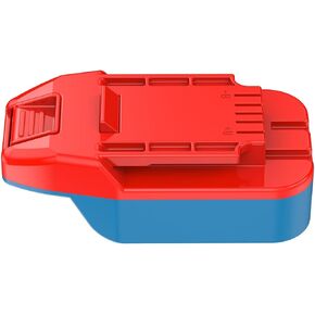 1 Adapter for Bauer 20V Tools - Compatible with DeWalt & Hercules 20V Batteries Powering, No Charging Function (Note: Fully Insert DW Battery into Adapter, no Gaps for Proper use)