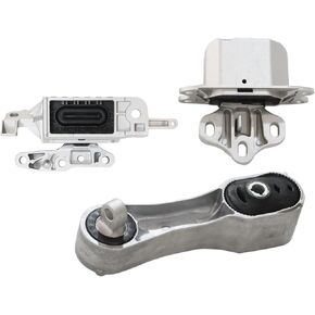 3PCS Engine Mount Compatible with X1 X2 Cooper 2014-2021 22116885778+22116885934+22316853453