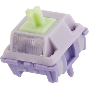 EPOMAKER Wisteria V2 Linear 38gf Keyboard Switches Set, with Light Diffuser, Pre-lubed, 5 Pin Creamy Switch, 35 Pieces for Mechanical Gaming Keyboards