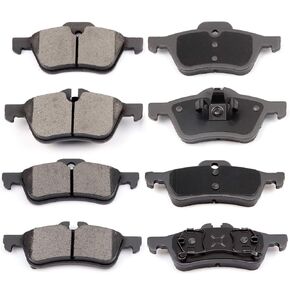 Brake Pads, ECCPP 8pcs Ceramic Brake Kits fit for 2002 2003 2004 2005 2006 2007 2008 for Mini Cooper