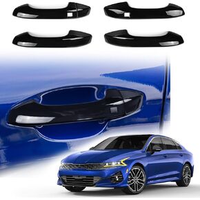 Glossy Black for Kia K5 2024 2023 2022 2021 2020 Sporty Car Exterior Door Handle Cover Trims Protector for Kia K5 Accessories