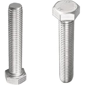 M12x60mm(DxH) Hex Bolts - 4Pack - Good for Machine Tools - 304 Stainless Steel Hexagon Head Screws in Kuwait
