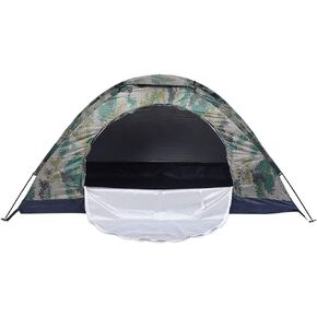 Camouflage Camping Tent-1 Person Lightweight Waterproof Windproof Backpacking Tent Emergency Pop Up Instant Tent for Family,Backyard,Outdoor,Hiking,Fishing and Climbing
