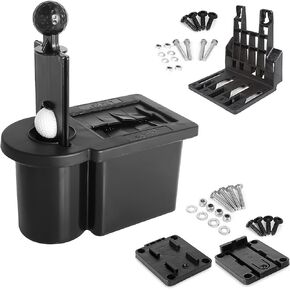 10L0L Universal Golf Ball Washer and Club Head Cleaner for EZGO Club Car Yamaha, Stay at the Top of Your Golf Game with the Convenient-Black