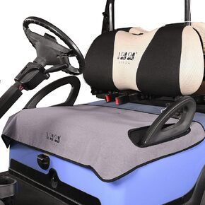 10L0L Golf Cart Seat Blanket Cover Universal Cushion Cover for Club Car DS Precedent EZGO TXT RXV with Armrests, Weather Conditions