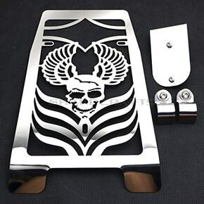 Skull Radiator Grill Grille Cover Guard Protector For Yamaha V Star 650 XVS650 Custom XVS650A Classic Silverado