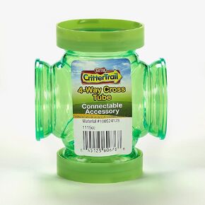Kaytee CritterTrail Fun-nel 4-Way Cross Small Animal Habitat Tubes