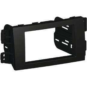 Scosche KA2097B Compatible with 2009-11 Kia Borrego ISO Double DIN & DIN+Pocket Dash Kit Black