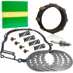 Clutch Kit Heavy Duty Springs & Cover Gasket Compatible with Yamaha TTR125 TTR 125 TTR125L TTR125E TTR125LE 2000-2023