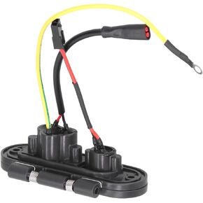 Charging Port Base Assembly,Electric Scooter Charging Port Assembly Dustproof Plug Replacement Part for Ninebot 9 MAX G30