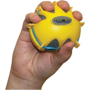 جهاز تمرين اليد CanDo 10-2296 Digi-Extend n' Squeeze مع حامل، كبير، مجموعة مكونة من 5 قطع، من الأصفر إلى الأسود in Kuwait