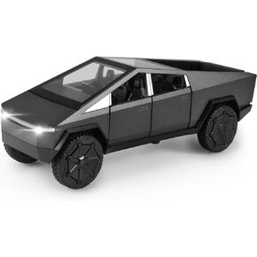 Cybertruck Toy Trucks 1/32 Diecast Cars Metal Toy Cars Gifts for Kids Adults Cybertruck Model Lovers Collection Cyber Truck Gray