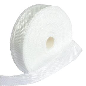Fiberglass Cloth Tape, 6 oz, Woven Fiberglass Fabrics Tape, Repair and Reinforcement Heat Insulation E-Glass,Size 4 inches Wide, 33 Yards (10cm x 30m)