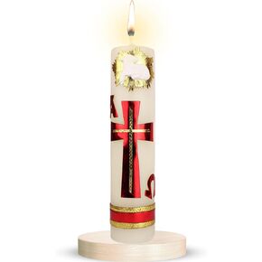 Cirios religiosos catolicos Grandes - Cirio Pascual catolico - sirios catolicos Grandes - Saint Candles Prayer Candles - Our Lady of Guadalupe Religious Candles - Catholic Candles cirios pascuales