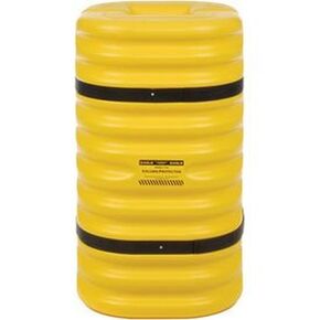 Eagle 1709 Column Protector, 24" Length x 24" Width x 42" Height, for 9" Column, Yellow