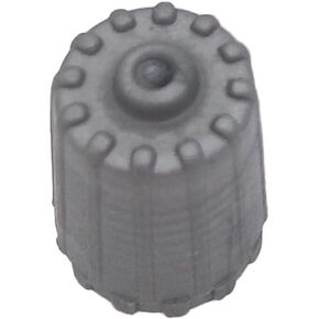 10pcs Gray TPMS Service Kit Tire Valve Stem Caps with Gasket Plastic Tire Cap Gray Replacement for Car Truck