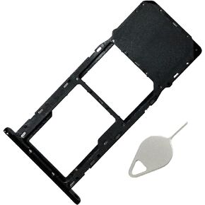 K51 Single SIM Card Tray,Micro SD Card Holder Replacement for LG K51 LM-K500UM LM-K500QM LM-K500MM 6.4Inch (Black Color)