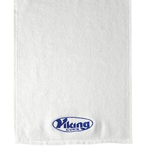Viking Billiard Pool Cue Towel | 100% USA Cotton Terry Velour | 11" x 18" Grommeted with Hook