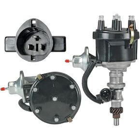 New Distributor Compatible With 1977-1987 Compatible With F-100 F250 F-350 Econoline 300 4.9, Replaces 197476, D9TE 12127A-DA, D9TE 12127A-FA, D9UE 12127-EA, D9UE 12127-JA