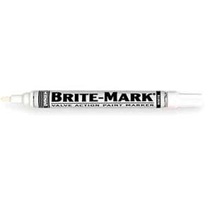 Dykem Paint Marker, Brite Mark(R) 916, White - 84003 Pack of 5