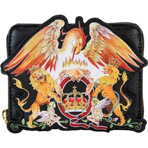 Loungefly Queen Crest Logo Zip Around Wallet