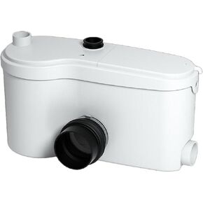 SANIFLO Sanibest Pro + Toilet Bowl Elongated + Toilet Tank Bundle - Residential - White