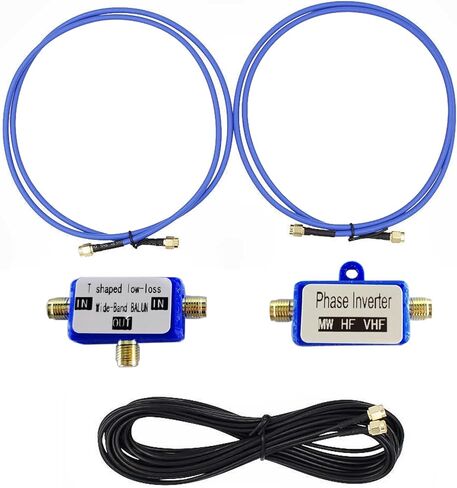 حلقة مغناطيسية محمولة، GOOZEEZOO 250 ميجا واط YouLoop هوائي حلقة مغناطيسي سلبي محمول مع فقدان منخفض للنطاق العريض BALUN لهوائي استقبال HF وVHF 10 كيلو هرتز - 30 ميجا هرتز لا يتطلب ضبط in Kuwait