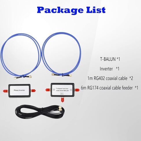 حلقة مغناطيسية محمولة، GOOZEEZOO 250 ميجا واط YouLoop هوائي حلقة مغناطيسي سلبي محمول مع فقدان منخفض للنطاق العريض BALUN لهوائي استقبال HF وVHF 10 كيلو هرتز - 30 ميجا هرتز لا يتطلب ضبط in Kuwait