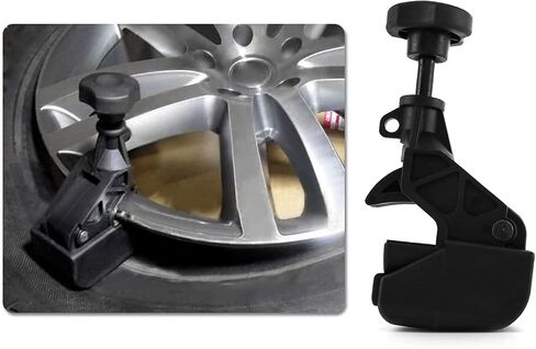 QWORK Tire Changer Bead Clamp, 2 Pack Heavy Duty Machine Wheels Tyres Parts Tool Rim Clamp in Saudi Arabia