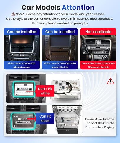 【2+64G】 for Lexus IS250 IS200 IS220 IS300 IS350 2006-2012 Android Car Radio, Wireless Carplay Android Auto 10.1"Touch Screen Bluetooth Car Audio Receiver GPS WiFi Backup Camera FM/RDS HiFi SWC in Saudi Arabia