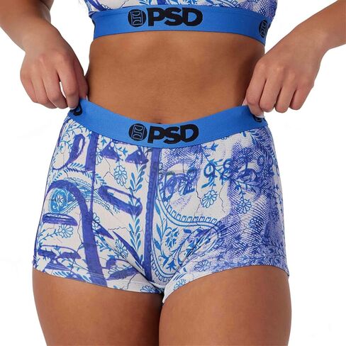 PSD Women's Benji Paisley Boy Shorts, Multi, M in Saudi Arabia