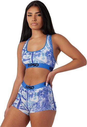 PSD Women's Benji Paisley Boy Shorts, Multi, M in Saudi Arabia