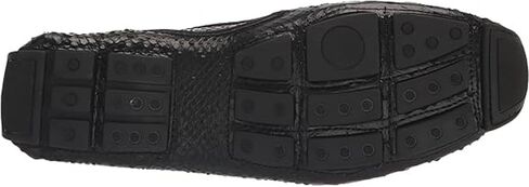 Donald J Pliner Men's Dacio Driver Driving Style Loafer, Black-Snake Print Leather, 10 in Kuwait
