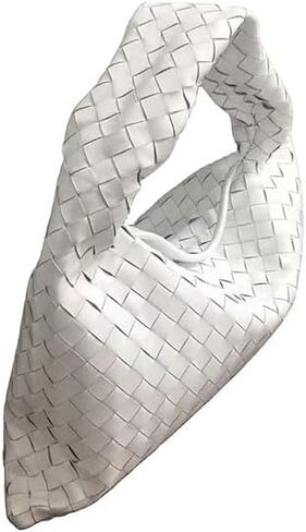 Lambskin Leather Woven Hobo Bag in Saudi Arabia