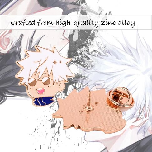 8pcs Anime Brooch for Jujutsu Kaisen Pins, Anime Jujutsu Kaisen Figure Brooch Cosplay Pin Gift for Fans in Kuwait