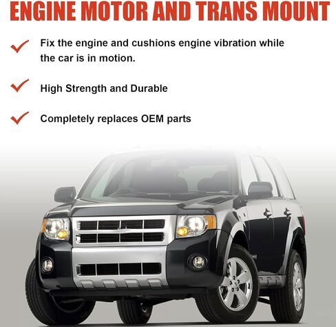 محرك المحرك وحوامل النقل المتوافقة مع 2005-2012 Ford Escape 2005-2011 Mazda Tribute 2005-2011 Mercury Mariner لاستبدال A5412 A5481 A5441 A5446 in Saudi Arabia