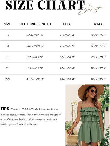 KKJ المرأة موضة 2024 ثوب فضفاض للصيف السباغيتي حزام بلا أكمام كشكش مطوي مرونة الخصر بذلة قصيرة وتتسابق in Kuwait