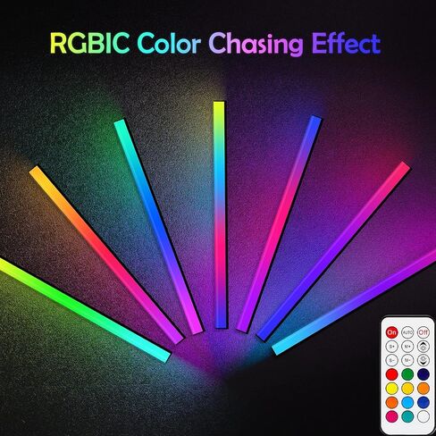 Under Monitor Light Bar, RGB Screenbar Light Desk Lamp Computer, Dimmable LED with Dynamic Rainbow Effect, Gaming USB Powered, Remote Control Color Changing, Adjustable Brightness and Speed in Saudi Arabia