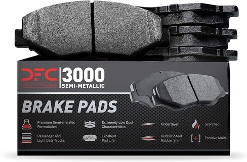 Dynamic Friction Company 3000 Semi-Metallic Brake Pads 1311-1578-00-Front Set in Saudi Arabia