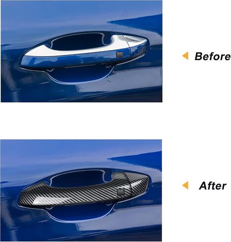 Glossy Black for Kia K5 2024 2023 2022 2021 2020 Sporty Car Exterior Door Handle Cover Trims Protector for Kia K5 Accessories in Saudi Arabia