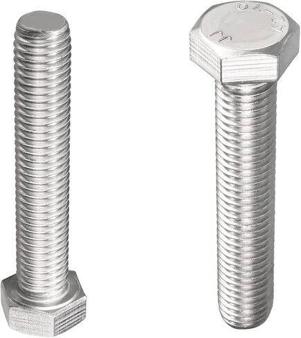 M12x60mm(DxH) Hex Bolts - 4Pack - Good for Machine Tools - 304 Stainless Steel Hexagon Head Screws in Kuwait