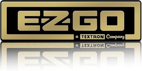 شعار ZLX&LU EZGO TXT الأمامي، ملصق بديل لعربة الجولف، لوحة اسم EZGO وشارة أمامية، ملحقات عربة الجولف TXT، OEM#: 71037G01، 9.25 بوصة × 2.7 بوصة in Kuwait
