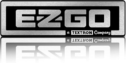 ZLX&LU EZGO TXT Front Emblem, Golf Cart Replacement Decal, EZGO Name Plate and Fornt Badge, TXT Golf Cart Accessories, OEM#: 71037G01, 9.25" X 2.7" in Saudi Arabia