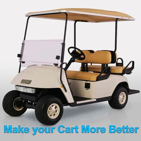 ZLX&LU EZGO TXT Front Emblem, Golf Cart Replacement Decal, EZGO Name Plate and Fornt Badge, TXT Golf Cart Accessories, OEM#: 71037G01, 9.25" X 2.7" in Saudi Arabia