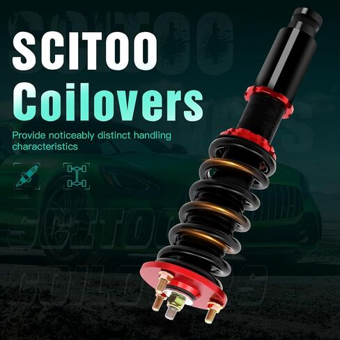 مجموعات دعامات الصدمات لتعليق كويلوفر من Scitoo مجموعة كاملة من دعامات الصدمات مناسبة لهوندا أكورد 1990-1997 in Saudi Arabia