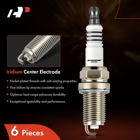 A-Premium Iridium Platinum Spark Plugs Compatible with Chevrolet Aveo 2009-2011, Aveo5 2009-2011 & Pontiac G3 2009, 1.6L, Pack of 4 in Saudi Arabia
